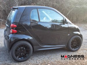 smart fortwo Custom Wheels - 451 Model - KUHLFX - Estremo Nero - Set of 4 - 15x6"
